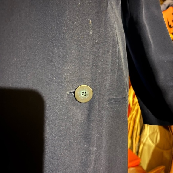 Women’s Hugo Buscati Milano Elegant Navy Blue Double-Breasted Blazer Dress 10 - Picture 3 of 5